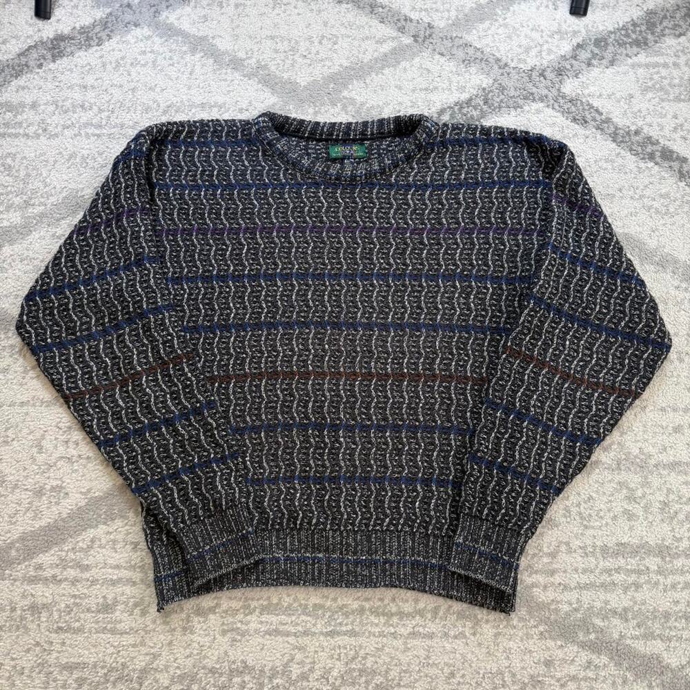 Colors by Alexander Julian vintage acrylic sweater size medium
